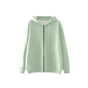 Sudaderas con Capucha Unisex Transpirables con Cierre, 100% Algodón, Felpa Francesa, Corte Regular, Secado Rápido, para Invierno - Product Image 2