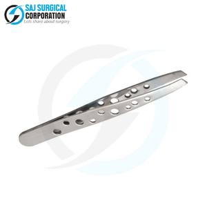 Pince à épiler à sourcils en acier inoxydable sans nickel sans danger pour les peaux sensibles cueillette douce CE - Product Image 3