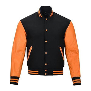 แจ็คเก็ตลดราคาพิเศษ แจ็คเก็ต Letterman สั่งทำได้ พร้อมปักโลโก้ แจ็คเก็ตฤดูหนาว ผลิตในปากีสถาน - Product Image 1