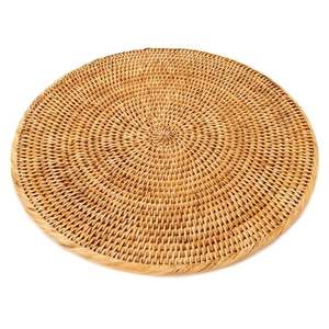 Assiettes en rotin d'Inde naturelles et écologiques, élégantes, en herbe de mer, vente en gros, prix d'usine, vaisselle et assiettes - Product Image 6