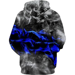 Sudadera con capucha bordada de chenilla personalizada, Conjunto de sudadera con capucha y pantalones de chándal holgados, sudaderas con capucha en blanco para imprimir - Product Image 2