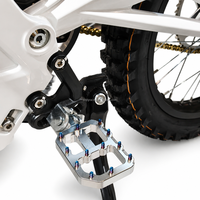 JFGRACING Surron Light Bee Repose-pieds de moto en aluminium CNC avec logo laser, personnalisation et amélioration, pièces de rechange pour vélo électrique tout-terrain