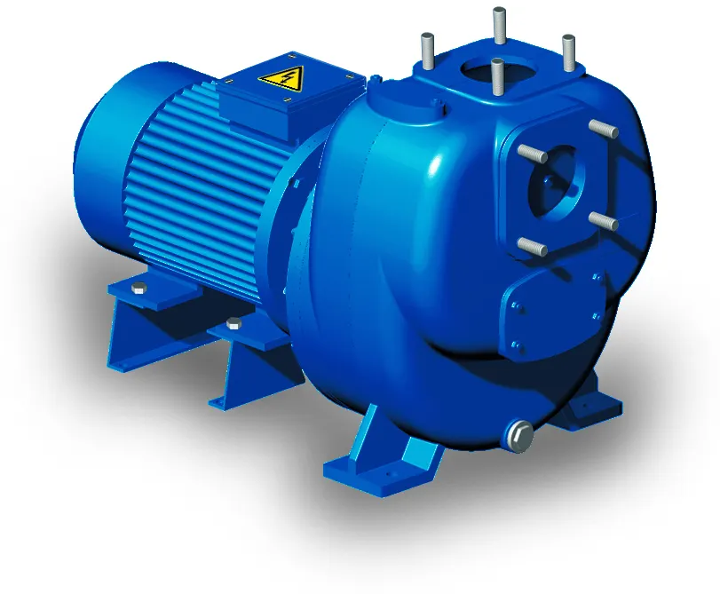 Produits italiens RB220AGT pompe centrifuge électrique auto-amorçante à turbine ouverte robuste de 15 à 50 m3/h jusqu'à 45 m de tête