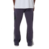 Nouveau pantalon de jogging pour homme en velours côtelé, taille mi-haute, haute qualité, personnalisé, grande taille, avec effet éclaboussures de peinture graffiti et bas élastique évasé