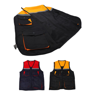 Vêtements de travail électricien réfléchissant avec logo personnalisé gilet de sécurité Nouveautés-Gilet de sécurité routière extérieur noir clignotant pour l'hiver - Product Image 4
