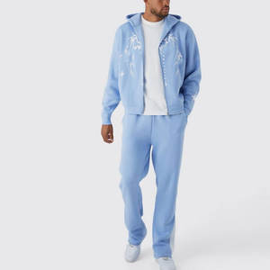 Nueva Moda, Venta Caliente, Conjuntos Deportivos de Invierno Personalizados para Hombre, Talla Grande, 100% Algodón, Logotipo Personalizado Impreso - Product Image 3