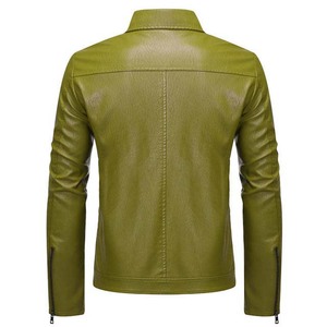 Veste en cuir personnalisée pour hommes de qualité supérieure, élégante, mode de rue, fermeture à glissière, bonne vente Veste de qualité supérieure à vendre - Product Image 4