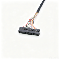 Cable LVDS de 40 Pines para Pantalla, Arnés de Cables de Cobre Estañado con PVC y PTFE, Doble Canal de 6 Bits para LED, LCD, Computadoras y Electrodomésticos