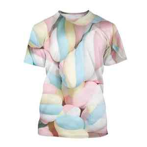 Camiseta Transpirable 100% Algodón para Hombre, Corte Holgado, Impresión Digital, Cuello Redondo, Ropa Casual, Camiseta Sublimada para Hombre - Product Image 5