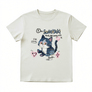T-Shirt Unisex 100% Cotone 210GSM, Vestibilità Oversize Casual, Stampa Serigrafica e DTG, Maglietta Non Compressa - Product Image 2
