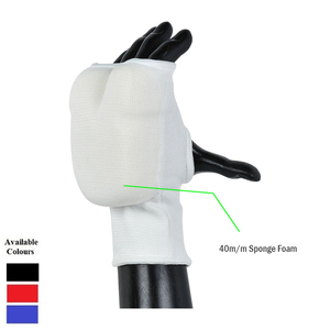 U-best White Customizable Martial Arts Wrist Guard with Hand Support for Taekwondo Protective Equipment Model 5082 - Product Image 6