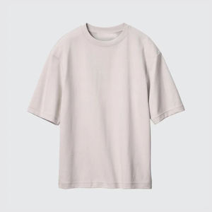 AIRism เสื้อ AIRism Ringer unisex ผู้ชายผู้หญิงเสื้อยืดขนาดใหญ่ - Product Image 3
