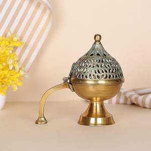 High on Demand Brass <b>Bakhoor</b> <b>Burner</b> for Home and Religious - Product Image 2
