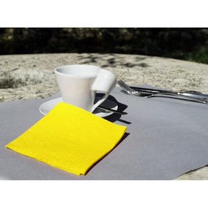 Tovaglioli Microdot Gialli 20x20cm, 100 Pezzi, 24 Confezioni, B2B - Product Image 1