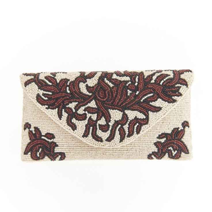 Nouvelle conception, sac à main fantaisie fait main avec des perles en forme de feuilles, broderie, sac à main élégant et tendance, dernier cri, luxe - Product Image 3