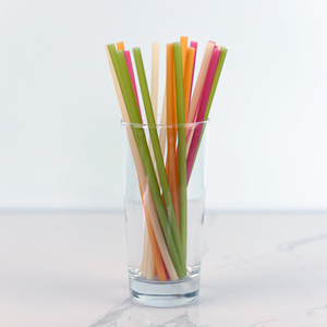 Pailles de farine de riz Offres Spéciales paille à boire de riz de haute qualité pour cocktail smoothies boba tea - Product Image 3