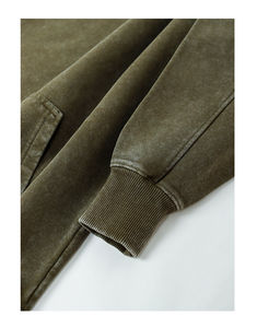 Sudaderas con capucha Sudaderas para ropa de hombre Sudaderas con capucha de lavado ácido 100% Estilo urbano Sudadera con capucha acogedora con logotipo bordado Haus Industries - Product Image 5