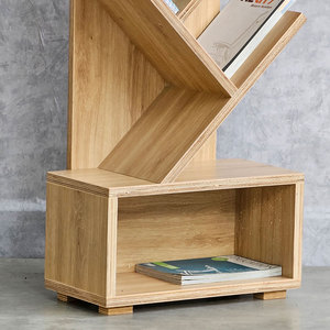 Handcrafted <b>Tree</b> <b>Branch</b> Bookshelf 40x20x150cm Plywood KS68219 for Living Room Dcor - Product Image 5