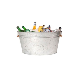 Metal <b>Ice</b> <b>Bucket</b> in Oval Shaped New Design Metal <b>Ice</b> <b>Bucket</b> for Wine and Coldrinks Bottle New Hammered Design <b>Ice</b> <b>Bucket</b> - Product Image 2