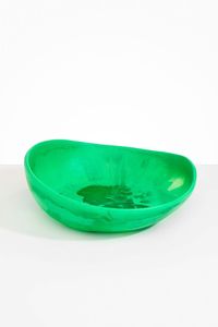 Elegant Red Resin Swirl Serving Bowl for <b>Tableware</b> Decorative Home Dish Artistic Resin Finish for Serving and Decoration - Product Image 5