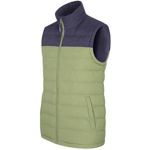 Gilet sans manches léger pour homme, col montant, veste matelassée rembourrée, respirante, technique lavée, vêtement d'extérieur pour l'hiver - Product Image 5
