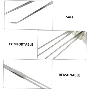 Pince à épiler professionnelle droite en acier inoxydable Aquascaping pour plantes aquatiques d'aquarium fabriquées par SIGAL MEDCO - Product Image 6