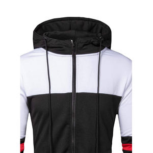 Ropa más popular liso en blanco personalizado hombres sudaderas con capucha Streetwear alta calidad cremallera sudadera sudaderas con capucha para hombres - Product Image 5