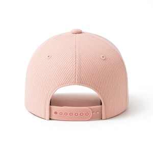 Wholesale 5 Panel Custom Embroidery logo High Quality <b>Pink</b> Corduroy Hats Gorras a <b>Frame</b> Outdoor Sports Mens Baseball Cap - Product Image 4