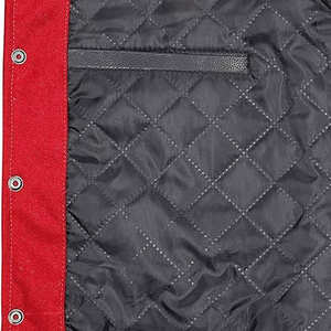 Veste de baseball unisexe de haute qualité à manches régulières, design personnalisé OEM, manteau d'hiver distinctif, style urbain, 100% laine - Product Image 2