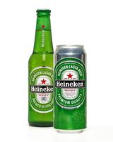 En vrac pour Heineken Plus 330ml Dutch Lager Variété de Barrel Can Bières emballées pour le Royaume-Uni, y compris la bière à la vapeur dans un emballage en bouteille