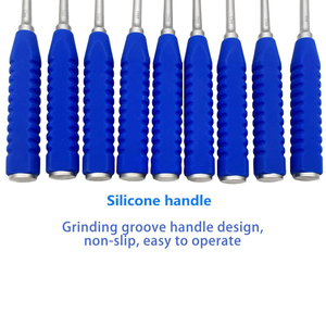 Décapant périosté en acier inoxydable avec étui Poignée en silicone Ascenseurs périostés Instruments chirurgicaux vétérinaires par Surgiright - Product Image 5