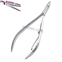 Kit professionnel d'outils de soin des ongles en acier inoxydable, comprenant coupe-ongles, pince à cuticules et ensemble de pédicure avec boîte de rangement à verrouillage arrière
