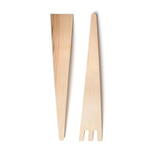 Meilleures ventes et haute qualité : Ensemble de couverts de cuisine en bois d'acacia (cuillère et fourchette) – Accessoires de cuisine - Product Image 1