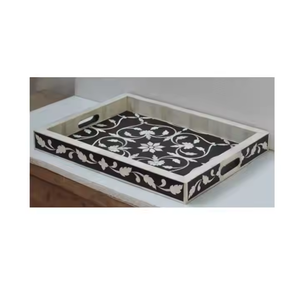 ถาดฝังกระดูกดีไซน์ทันสมัยถาดฝังกระดูกทำมือจากอินเดียโดยงานฝีมือรูปพระจันทร์เสี้ยว - Product Image 2