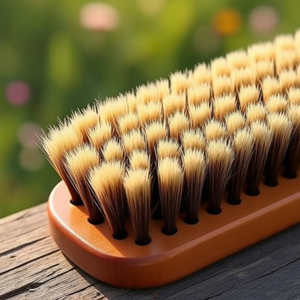 Hand <b>Brush</b> 290mm 4-Row 0.35mm Bristle 140mm Length-LESSMANN - Product Image 3