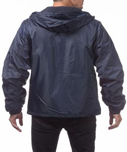 OEM invierno logotipo personalizado impermeable con cremallera chaquetas con capucha al aire libre ropa de trabajo chaqueta cortavientos para mujeres y hombres chaqueta de nieve - Product Image 2