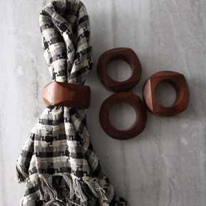 ขายร้อนเครื่องใช้บนโต๊ะอาหารไม้เรซิ่นจำนวนมากที่ใส่กระดาษเช็ดปากสำหรับโรงแรมงานแต่งงานงานเลี้ยงอาหารค่ำที่ทำจากไม้ - Product Image 3