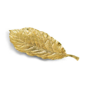 Bol décoratif en aluminium motif feuille d'or de qualité supérieure pour la vaisselle, la maison et la table, plateau de service en forme de feuille, bol en forme de feuille - Product Image 4