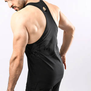 Venta al por mayor camiseta sin mangas ropa de entrenamiento hombres camiseta sin mangas con logotipo personalizado para hombres cuello redondo sin mangas hombres camiseta sin mangas - Product Image 6