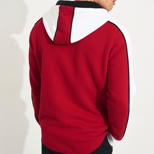 Sudaderas con capucha y cremallera bloqueadas color diseño personalizado ajuste regular de alta calidad ropa activa sudaderas con capucha y sudaderas para hombres - Product Image 3