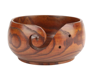 Luxury Design <b>Wooden</b> Yarn Bowl for Crocheting Accessories Kit Organizer for Knitting Decorative Handmade Natural Craft - Product Image 1