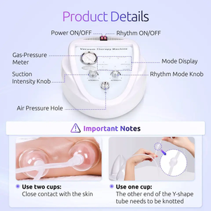 Máquina de terapia de vacío para glúteos, masajeador potenciador de aumento de senos - Product Image 4