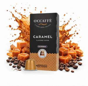 Cápsulas Compatibles con Cafeteras Italianas de Aluminio Occaffe, Caramelizadas, Caja de 10 Cápsulas en un Cartón para Café - Product Image 1