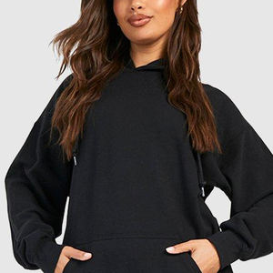 Ropa de otoño a la moda para mujer de peso pesado, ropa de mujer, sudaderas con capucha y sudaderas para mujer, ropa de calle, Sudadera con capucha a rayas - Product Image 4