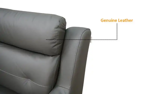 Sofá de cuero italiano de lujo Tivoli, sofá moderno elegante de 3 plazas, muebles de sala de estar de primera calidad, solución de asiento cómoda para el hogar - Product Image 3