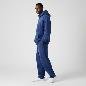 Hoodie Homme Personnalisé Haut de Gamme Tendance Hiver Imprimé Effet Délavé Streetwear Qualité Supérieure Épaules Tombantes Uni Lavage Acide - Product Image 6