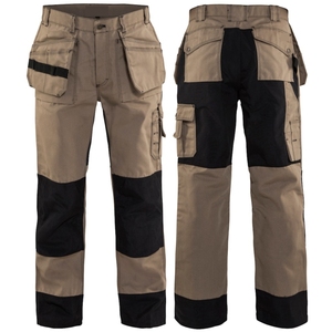 <b>Men's</b> Lightweight Canvas Casual <b>Work</b> <b>Trousers</b> Outdoor Multi Pockets Safety Pants - Product Image 1