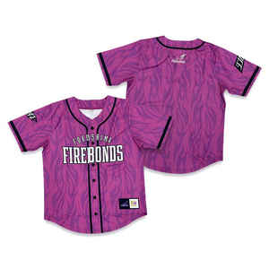 Streetwear personnalisé classique vintage imprimé par transfert de chaleur maillot de baseball rayé chemise-vêtements de sport séchage rapide 100% polyester - Product Image 1