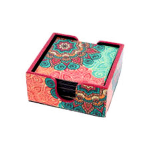 Juego de Posavasos de Madera de Alta Calidad, Diseños Personalizados Impresos en Serigrafía, Revestimiento de Esmalte Ecológico, Aspecto Brillante - Product Image 3