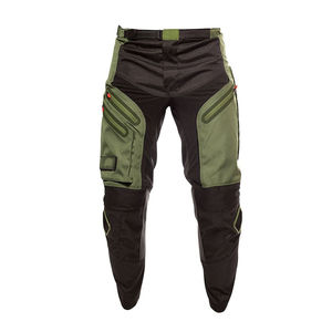 Pantalon de course classique d'été en cuir imperméable pour moto, protection anti-chute, logo avant, sécurité, personnalisable - Product Image 4